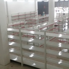 Light Duty Display Rack - Wiremesh