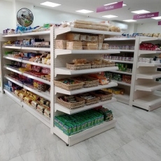 Heavy Duty Display Rack - Perforated