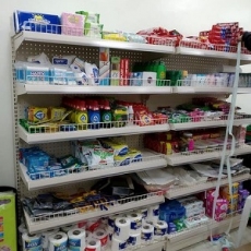 Heavy Duty Display Rack - Perforated