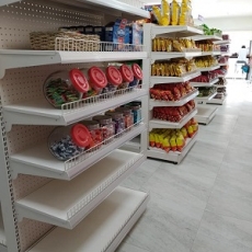 Heavy Duty Display Rack - Perforated