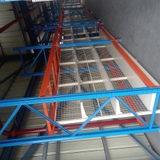 WIREMESH GONDOLA WITH PALLET RACK