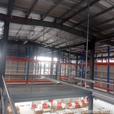 WIREMESH GONDOLA WITH PALLET RACK