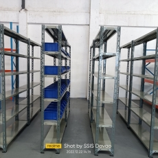 SLOTTED ANGLE RACK -  STEEL PLATE