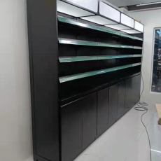 Check out counter with Back Wall