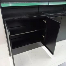 Check out counter with Back Wall