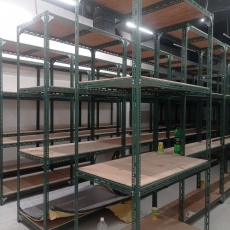 SLOTTED ANGLE RACK (PLYWOOD)