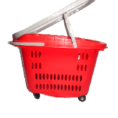 BASKET TROLLEY (COLOR RED)