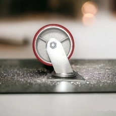 PU CASTER WHEEL FLAT SWIVEL