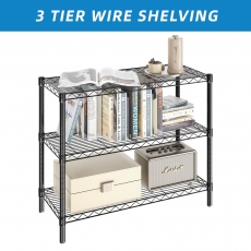 guanriver wire shelving 3 tier storage rack 5
