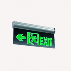 exit sign black exit sign black
